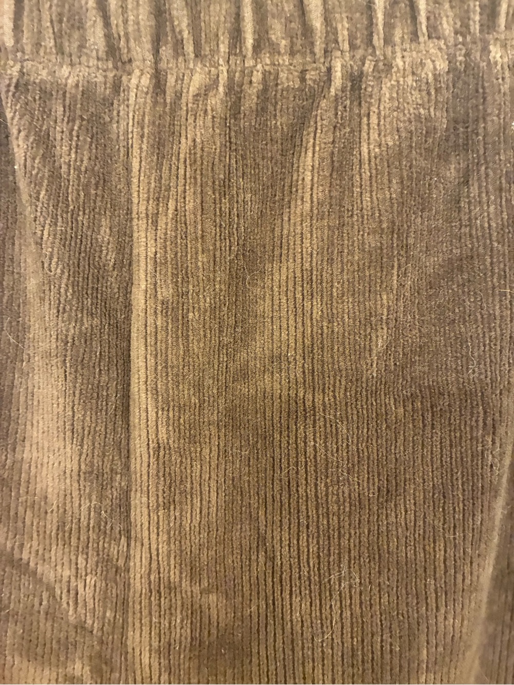 Lands’ End Women’s Tall Sport Knit Corduroy Pants – Chocolate Brown Size Large - Picture 9 of 14